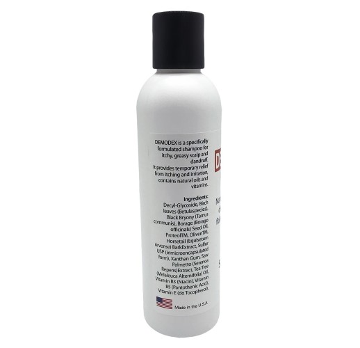 DEMODEX™ Extra Strength Natural Shampoo For Itchy Scalp Hair Loss Scal… - All Natural Flea And Demodex Shampoo